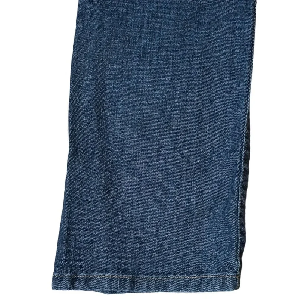 Nine West Jeans Womens Size 6 Straight Leg Blue Denim High Waist - Picture 9 of 15